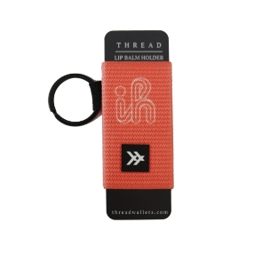 Thread Lip Balm Holder Coral